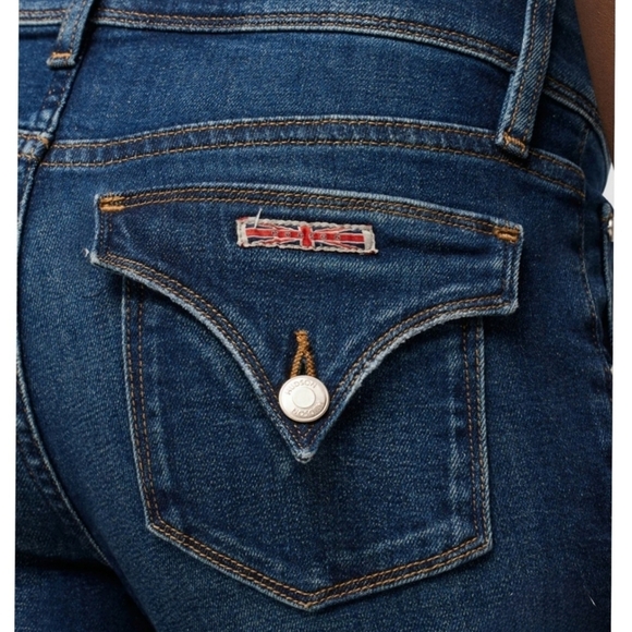 Hudson ✦ Beth Baby Bootcut Jeans ✦ Size 25 Majesty Wash Dark Denim EUC - Picture 2 of 16